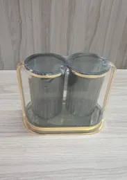 1125588 spoon holder black glass
