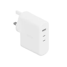 2 Ports Type-C + 1 USB UK Wall Charger 5V 2.4A Fast Charging Adapter