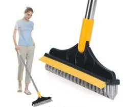 Tile Cleaner Brush With Scraper 2 In 1 Tiles Cleaning Brush