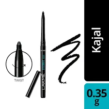 LAKMÉ Eyeconic Kajal Kajal (Deep Black, 0.35 g) (LASTS UP TO 24hr     eye brow