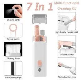7-in-1 Cleaning Kit for Monitor Keyboard MacBook iPad iPhone iPod – Screen Dust Brush and Electronic Cleaner Set