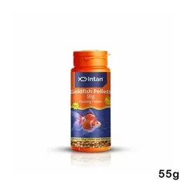 Intan Growel Cichlid Pellets Small 55g (2mm Floating) Highly Nutritious Ornamental Fish Food for all varieties of Small & Big Cichlids Fish Feed