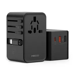 Recci RCG-P06 PD 35W Universal Fast Charger Black