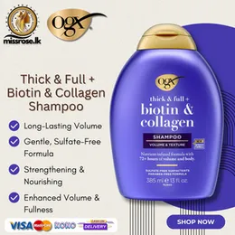 OGX Thick & Full + Biotin & Collagen Volumizing Shampoo, 13 fl. oz