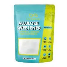 Product Description: Allulose is a natural sweetener derived from Non-GMO corn. It tastes like sugar, with a clean and mild sweetness and no unpleasan