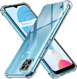 Thickballoon Shockproof Transparent Back Cover for Realme C21y