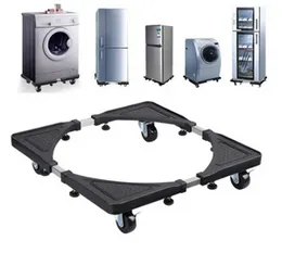 Multi-functional Adjustable Movable Stand for Washing Machine and Refrigerator