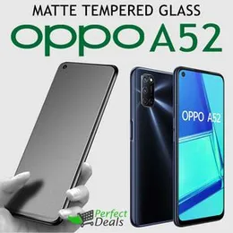 A52 Stylish Full Cover Matte Texture MTB tempered Glass Protector Frosted Glass for OPPO A52