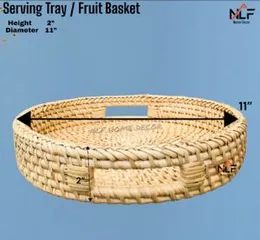 Serving Tray   Rattan tray
