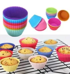 12 Silicon Cup Cake Molds