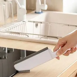Multifunctional Cleaning Brush, Crevice Brush, Scraper Brush, 3 in 1, for Kitchen, Bathroom and Living Room