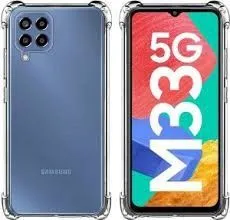 Samsung M33 5G Transparent Shockproof Clear Back Cover for Samsung M33 5G