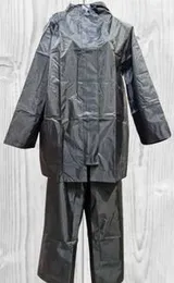 Rain Coat (Heavy Gauge Pvc) - Black