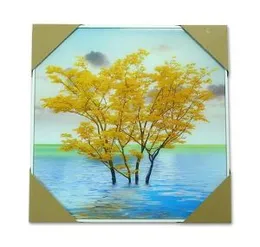 40×40 Framed Print-Landscapes (LINO824)