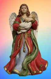 Vintage Homco Angel Holding Baby