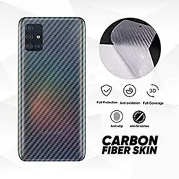 Carbon Fibre back stickers For Redmi 9A