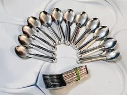 6Pcs Mini Dessert Silver Spoon – Ice Cream & Sweets | New Arrival ✨