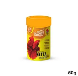 Taiyo Pluss Discovery® Betta Food Pellets 50g Complete Diet for Bettas Floating Fish Food for Crown Tail, Long Fin, Big Eared, Koi Fighters & Siamese 