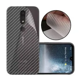 Carbon Fibre back sticker For Nokia 4.2