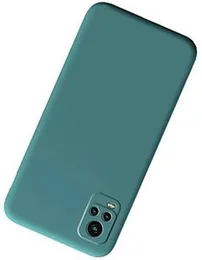 VIVO V21E Soft matte liquid silicone Case Back Cover for vivo v21e - Green