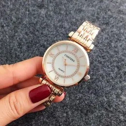 Contena Rose Gold Women's Watches Stainless Steel Strap Female🌸Wristwatches Ladies Quartz Wrist Watches Gift for Women