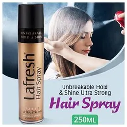 La Fresh Unbreakable Hold & Shine Ultra Strong Hair Spray 250ml
