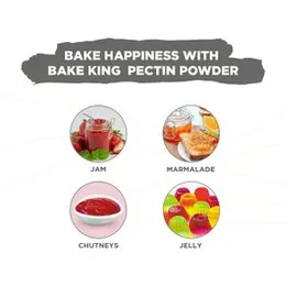 BAKE KING Pectin Powder 60gm, Powder Ideal for Gelling Agent, Jams, Marmalades, Chutneys and Fruit Jellies