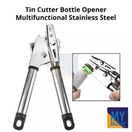 Tin Cutter  Bottle Opener Multifunctional Stainless Steel Can Tin Bottle Manual Opener