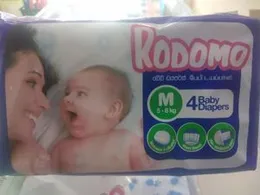 Rodomo Baby Diaper - 4 Pcs (Sticker Type)