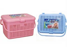 Baby Rio Storage Baskets Pink and Blue Nippon