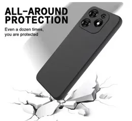 INFINIX HOT 40 Soft rubber matte back cover For infinix Hot 40/Note 40 / 40 Pro 4G 5G / 40 Pro Plus Softcase Black Matte Silicone Back Cover
