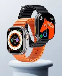 Smart Watch WS200 / DT900 / T20 Ultra Series 8 Smartwatch 3 Strap Black Orange Blue Wireless Charging Bluetooth Call 2.01 Inch 49MM Men Women Watch T9