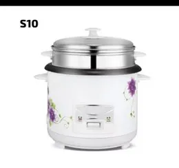 Rice Cooker and Steamer, Household Non-stick Rice Cooker, Warm Function, 2L), for 1-8 People 220-240V US/EU(2L-400W)