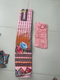 Chiffon digital print material Indian kit Design 7