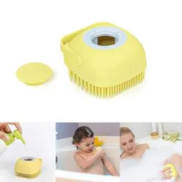 silicone massage bath brush