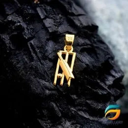Cricket Wicket Pendant looks elegant on any Gold chain or necklace