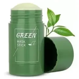Green Tea Mask Stick Deep Cleansing Oil Control Anti Acne Moisturizing Refreshing Lazy Solid Mask Green Tea Mask Stick