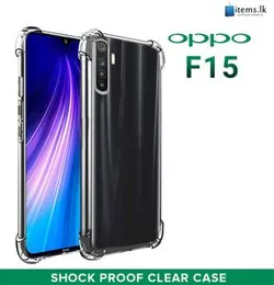 Luxury Shockproof Transparent ThickBallon Bumper Case For OPPO F15 Crystal Transparent Premium Quality Shockproof Protective Phone ShellOPPO F15 Soft