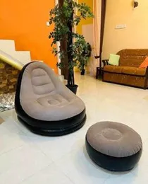 Portable Inflatable Sofa Stool Living Room Lazy Chair