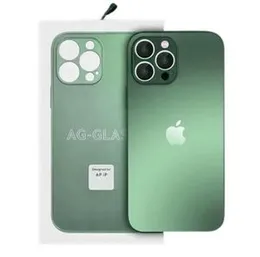 Ag Frosted matte glass back cover with lens protector for iphone 11 pro