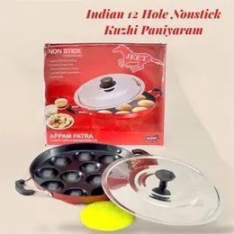 Indian 12 Hole Nonstick Kuzhi Paniyaram