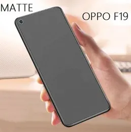 F19 High Quality Matte Full Tempered Glass Anti Fingerprint Screen Protector For Oppo F19