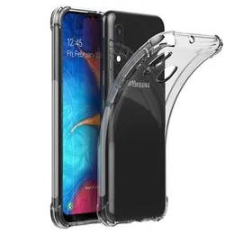 Shockproof Thick Transparent Back Cover For Samsung Galaxy A20e phone case