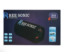 Ree Sonic FM Radio System – Portable Bluetooth Speaker with FM Radio, USB/SD Playback, Wireless Mic, and Bass Control