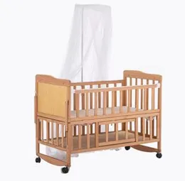 Baby bed for nursery baby crib  for boy and girl strong and sturdy cot with rocking base for kids wooden crib.