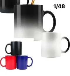 Colour Changeable Sublimation Mug 3 Assorted Colours of Black, Blue and Red