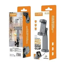 Plokama CL-20 Phone Clip - Adjustable Smartphone Holder for Tripods