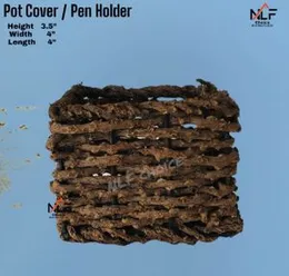 Pot cover  Pot holder   Pen holder kithul flower vas