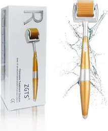 Microneedle Derma Roller for Face & Beard – 540 Titanium Cross-Line Needles (0.5mm & 1.5mm) – Skin Care Tool for Beard Growth, Anti-Aging, and Skin Re