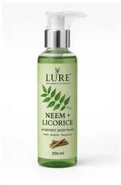 LURE Neem + Licorice Ayurvedic Body Wash 200ml